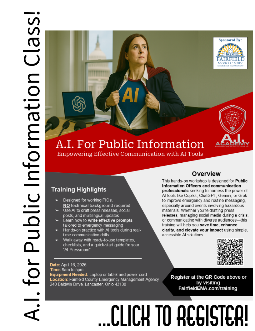 Fairfield County EMA AI for PIO class